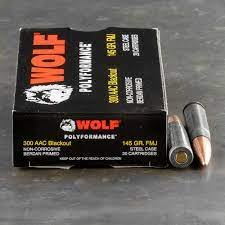 300 AAC Blackout – 145 Grain FMJ